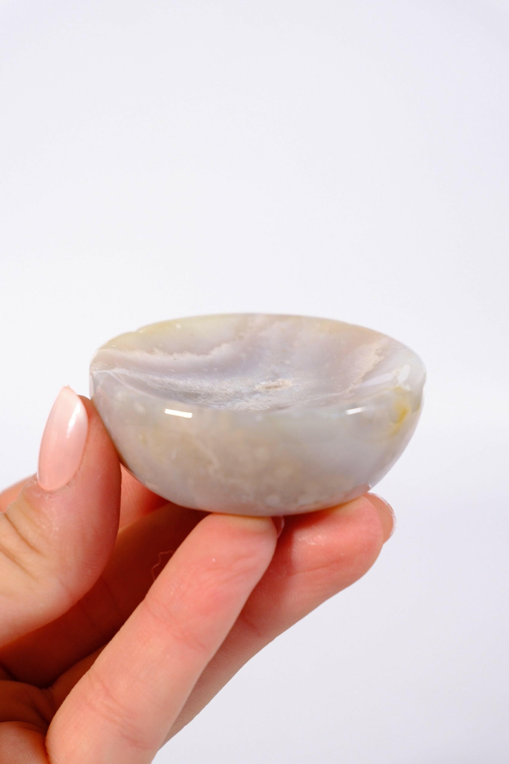 Flower Agate Trinket Bowl Healing Crystal.