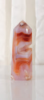 Flower Agate Carnelian Tower