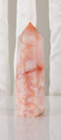 Flower Agate Carnelian Tower