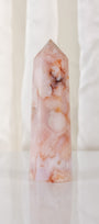 Flower Agate Carnelian Tower
