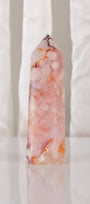 Flower Agate Carnelian Tower