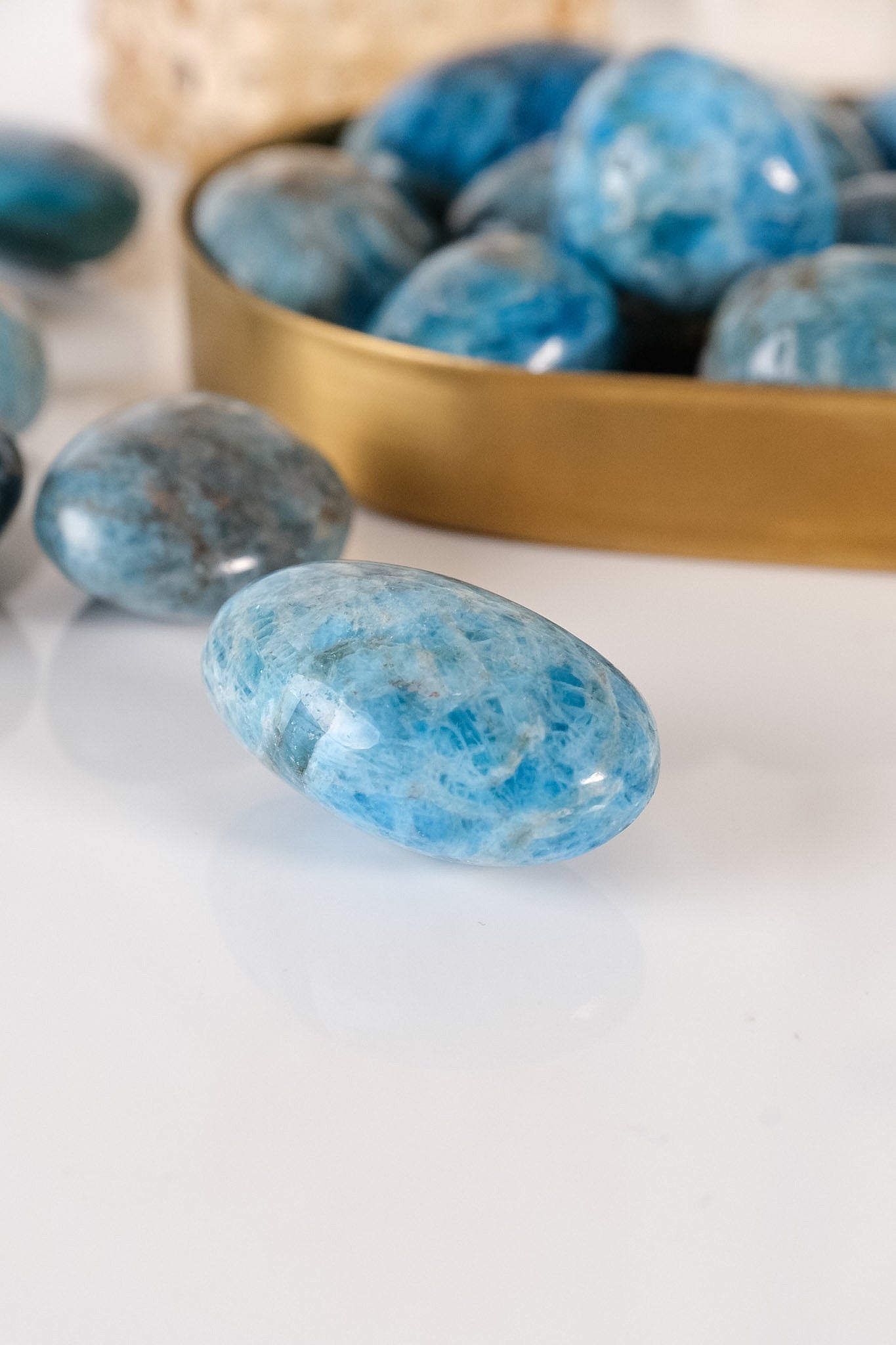 Blue Apatite Tumble