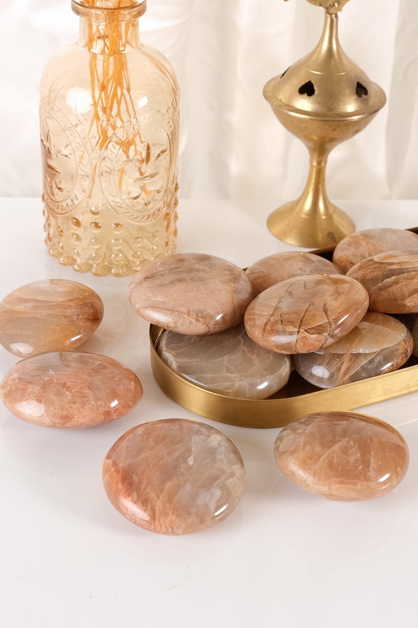 Peach Moonstone Palmstone