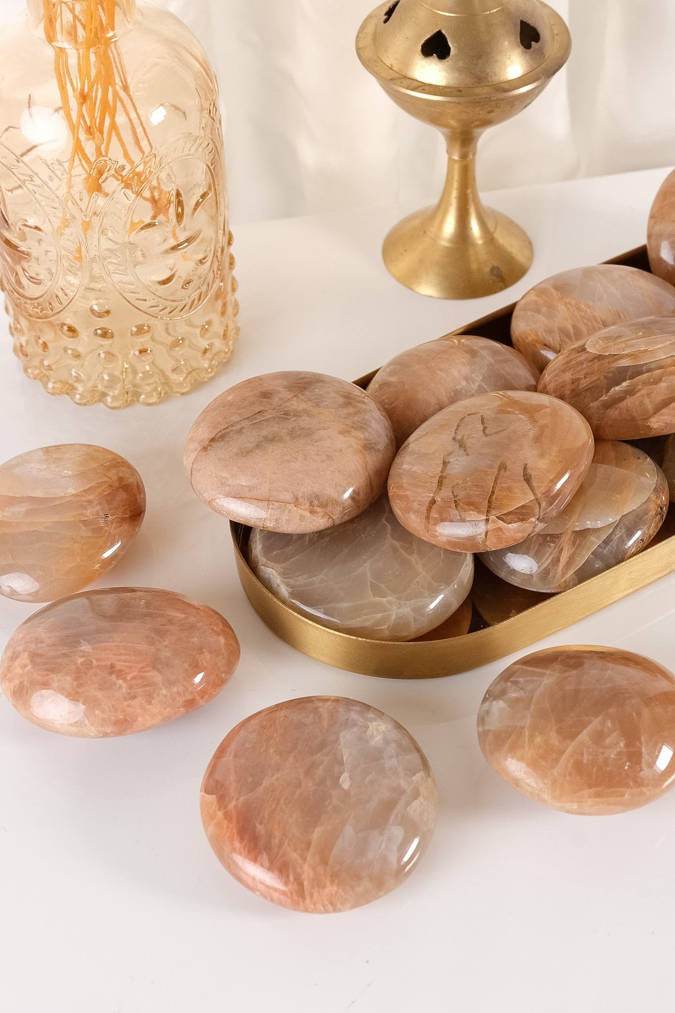 Peach Moonstone Palmstone