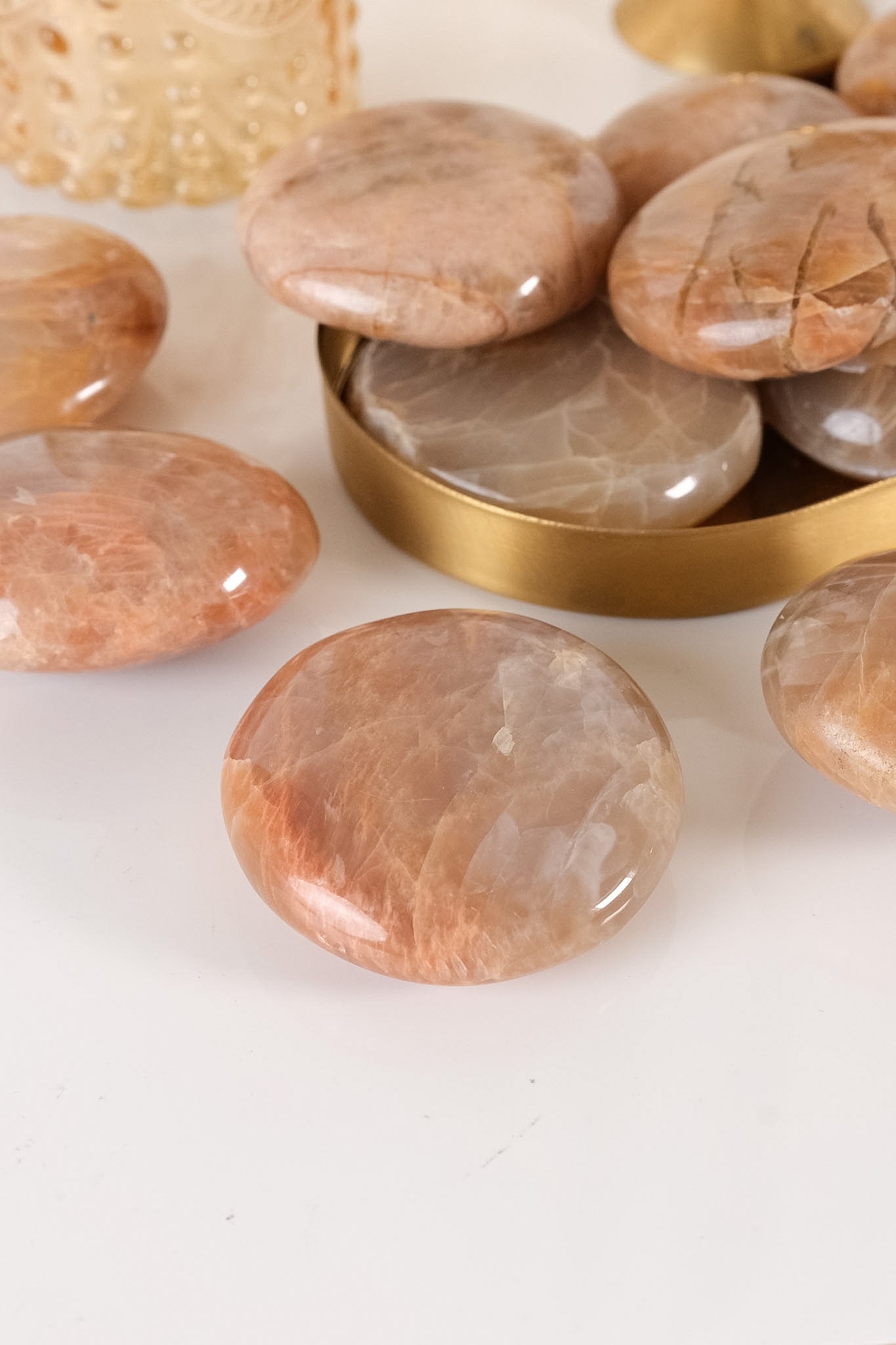 Peach Moonstone Palmstone