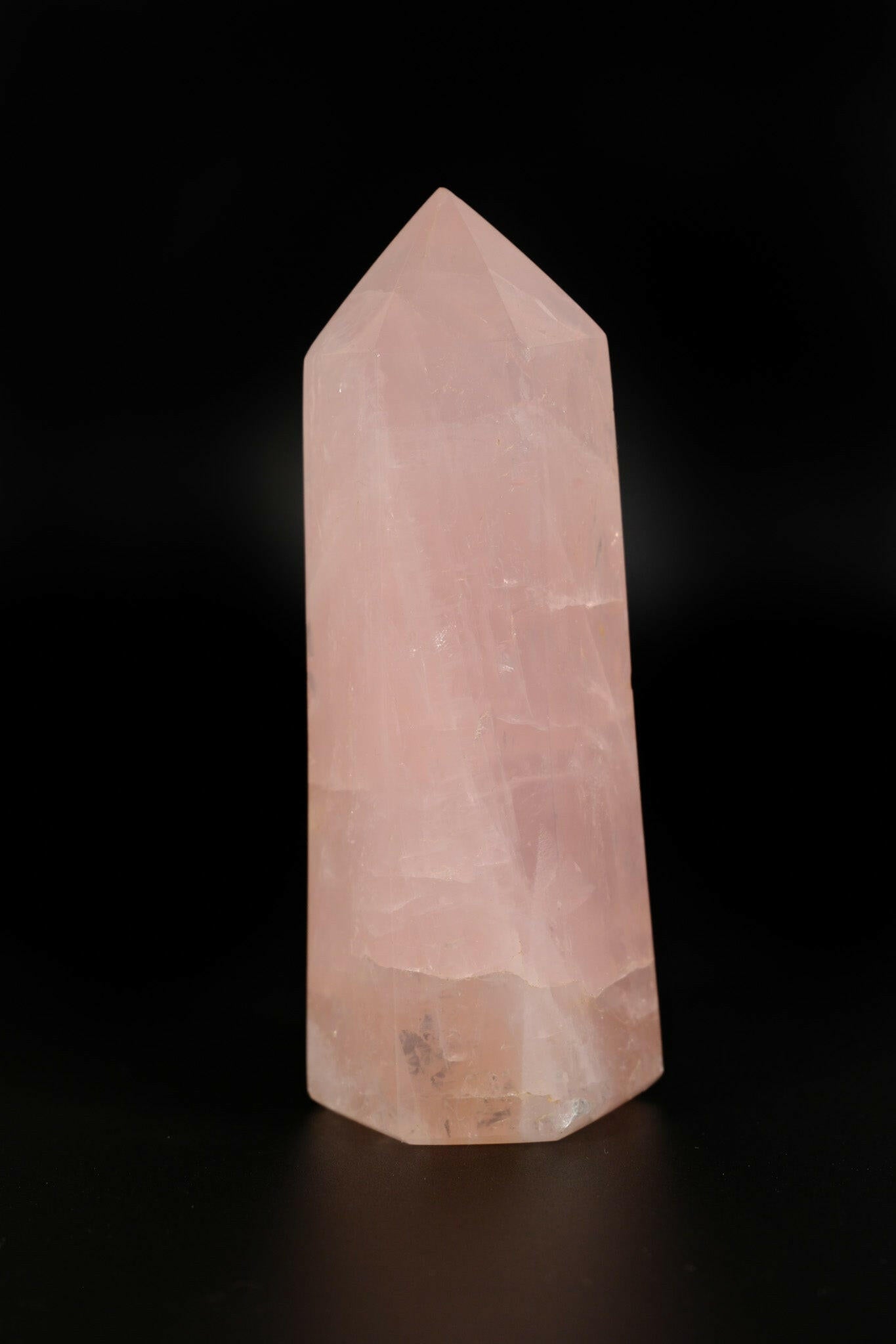 Rose Quartz Tower Healing Crystal.