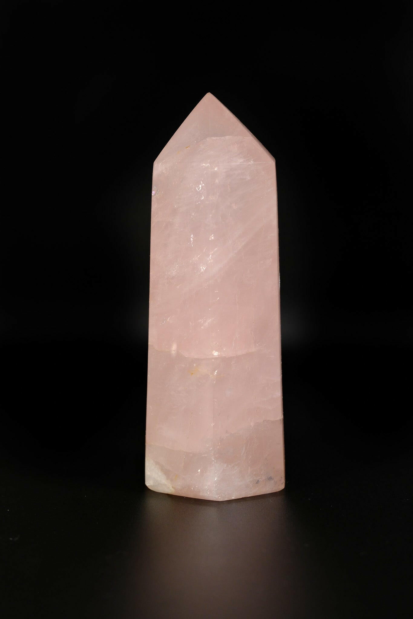Rose Quartz Tower Healing Crystal.