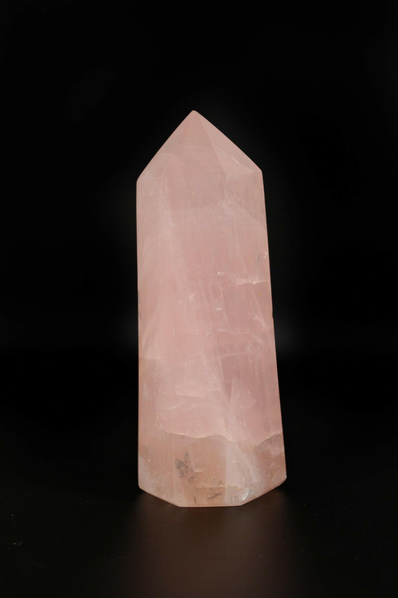 Rose Quartz Tower Healing Crystal.