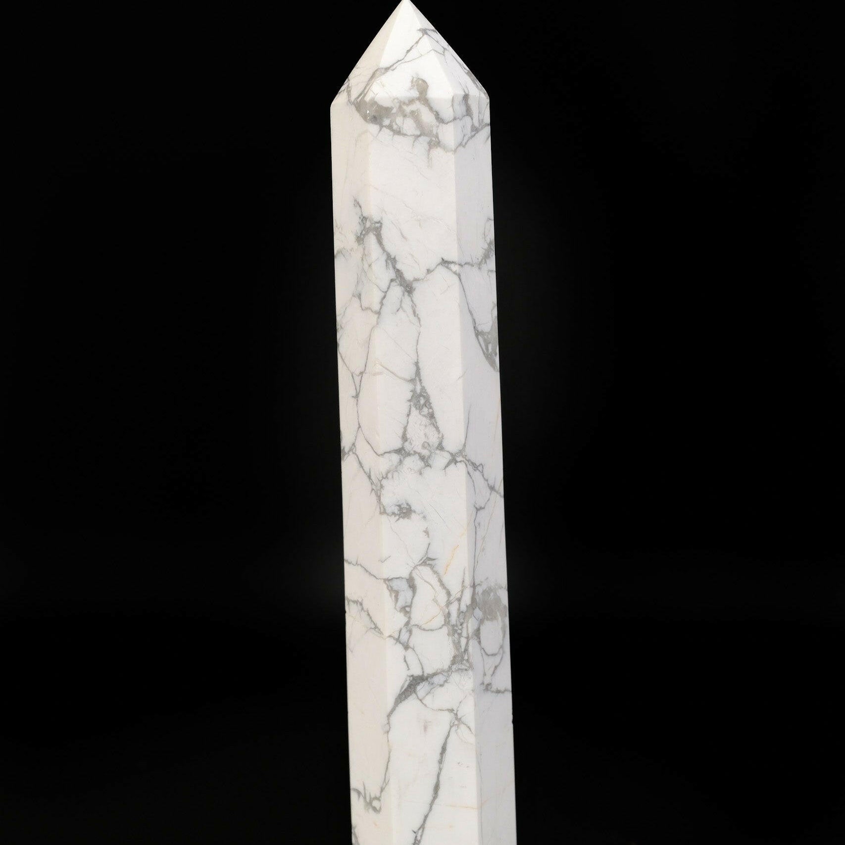 Howlite Tower Healing Crystal.