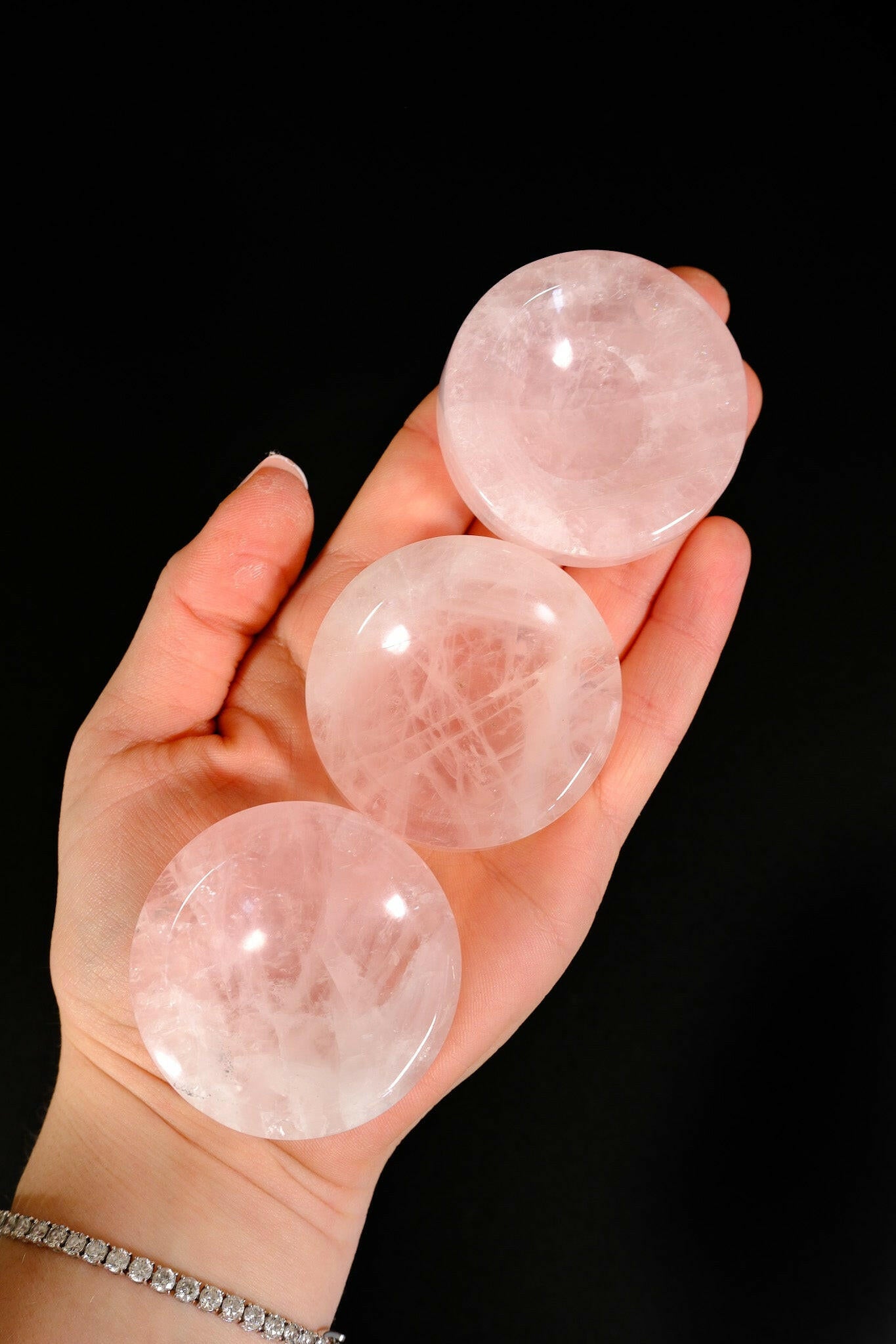 Rose Quartz Bowl Healing Crystal.