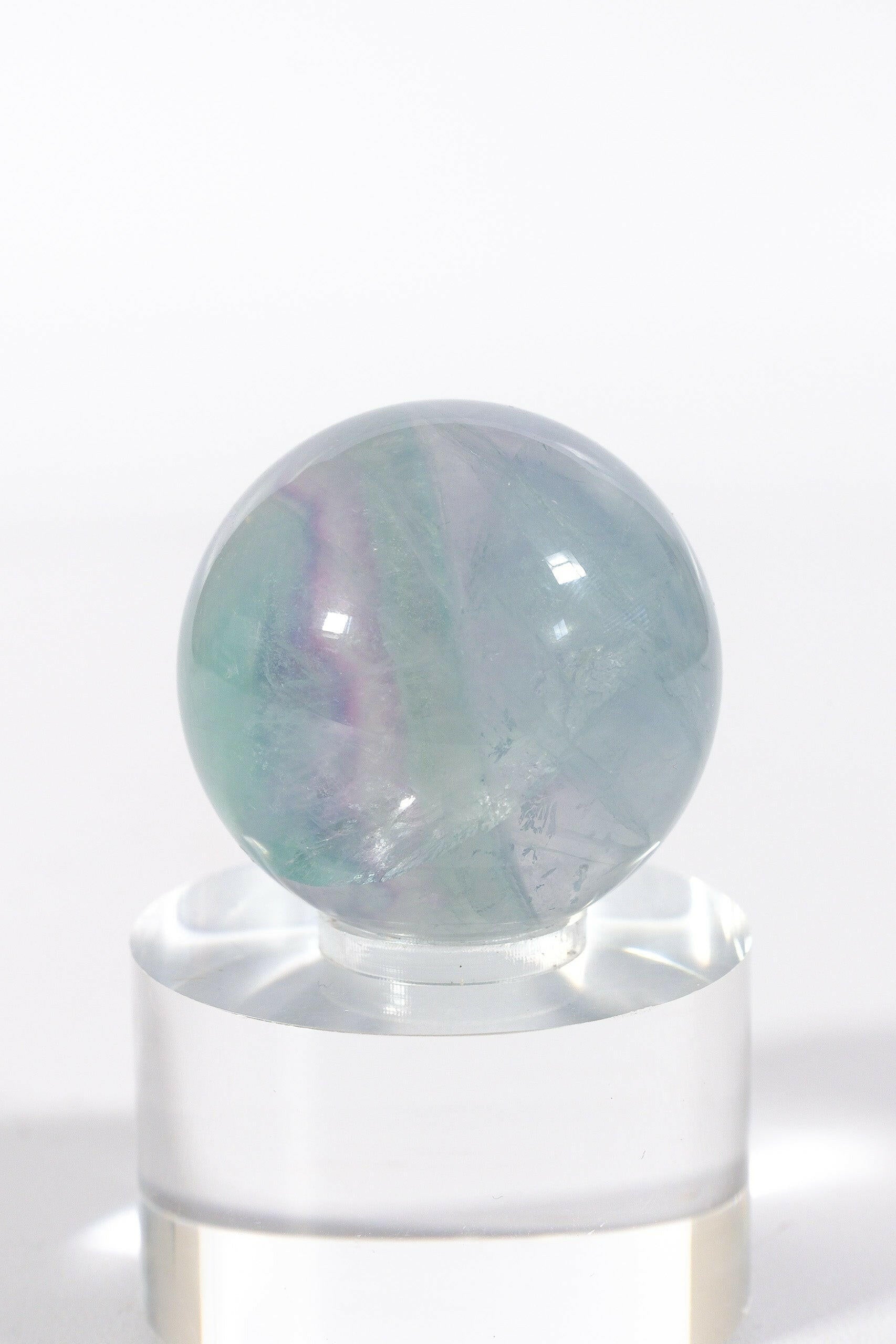 Fluorite Sphere Healing Crystal.