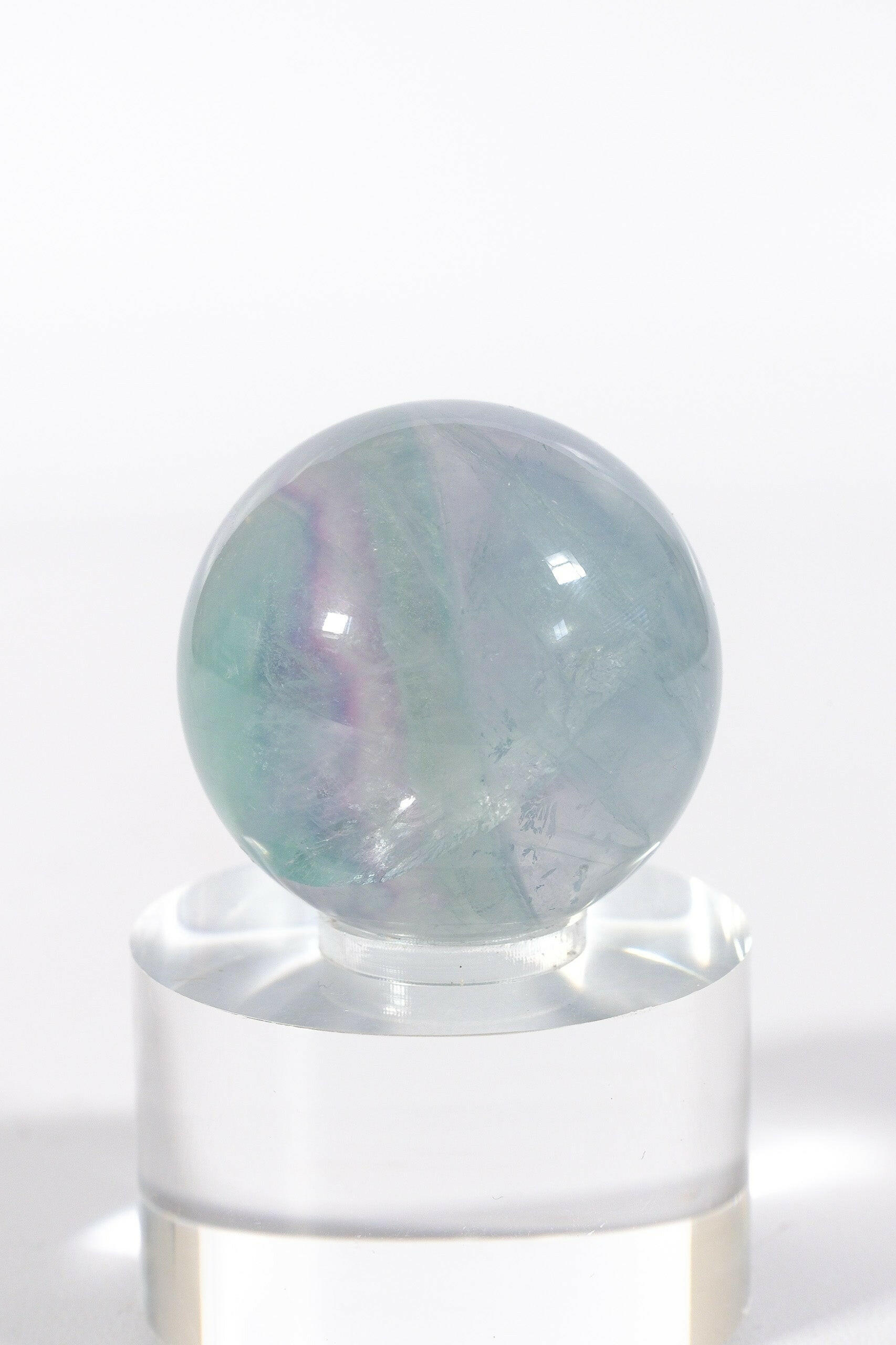 Fluorite Sphere Healing Crystal.