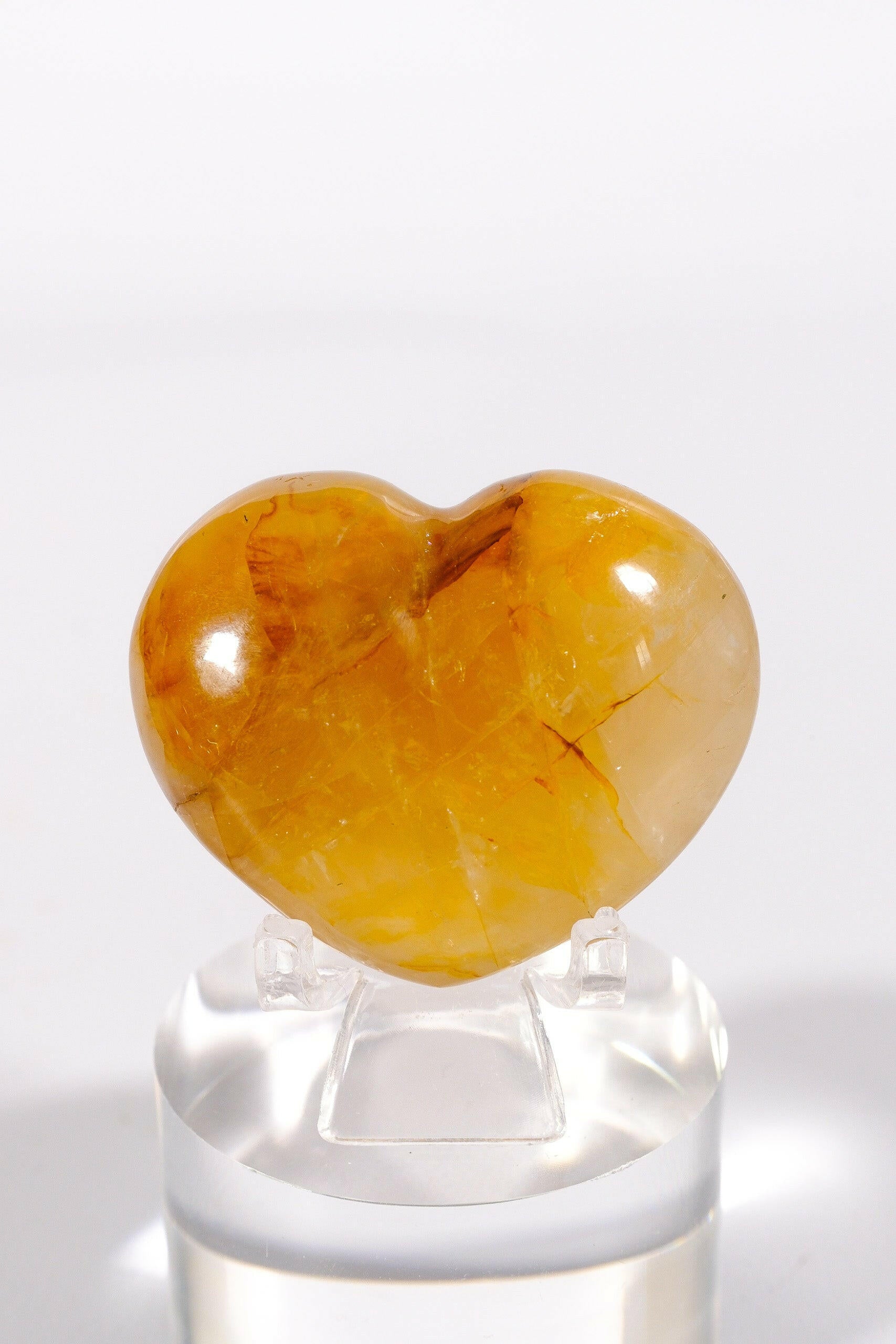 Golden Healer Heart Healing Crystal.