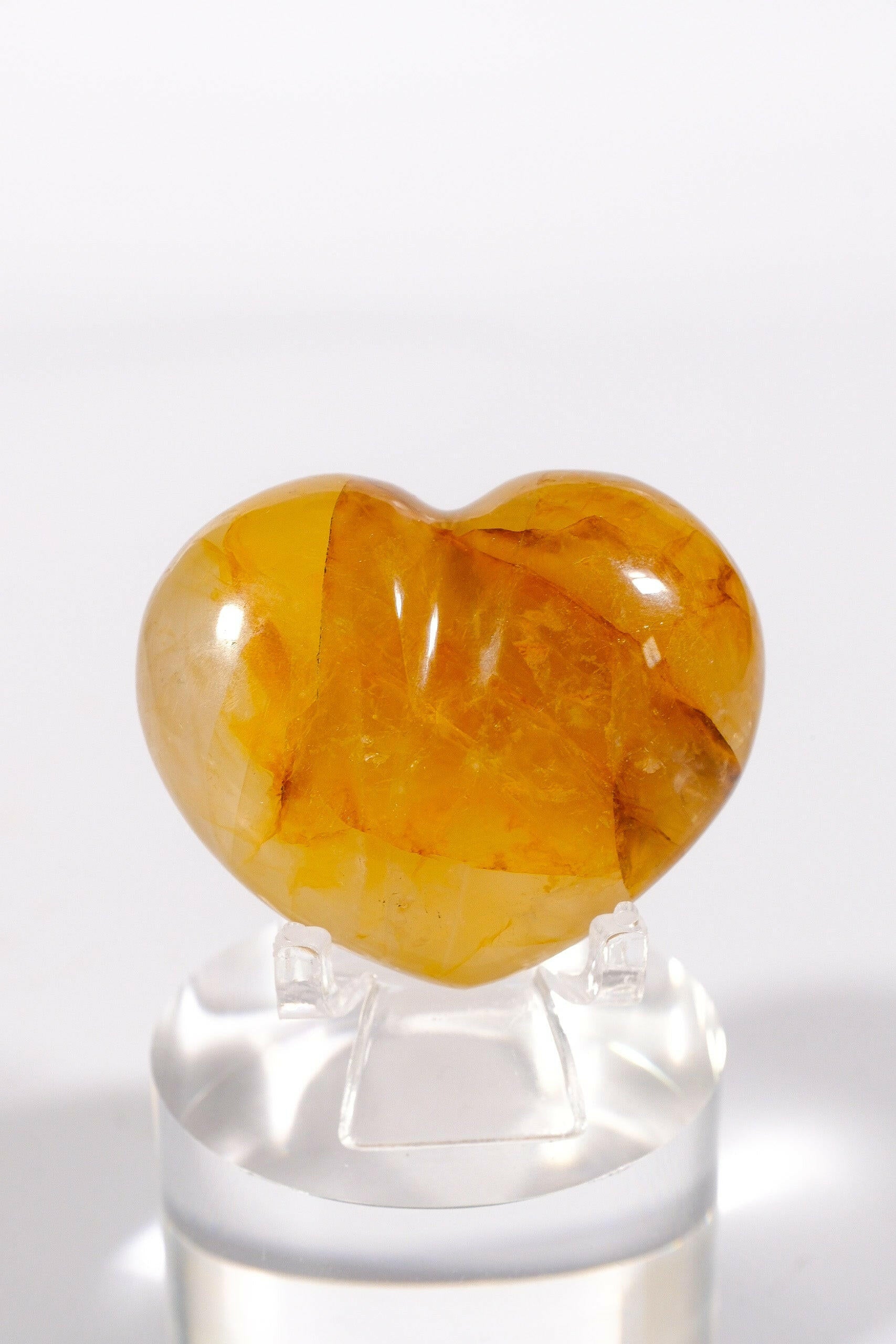 Golden Healer Heart Healing Crystal.