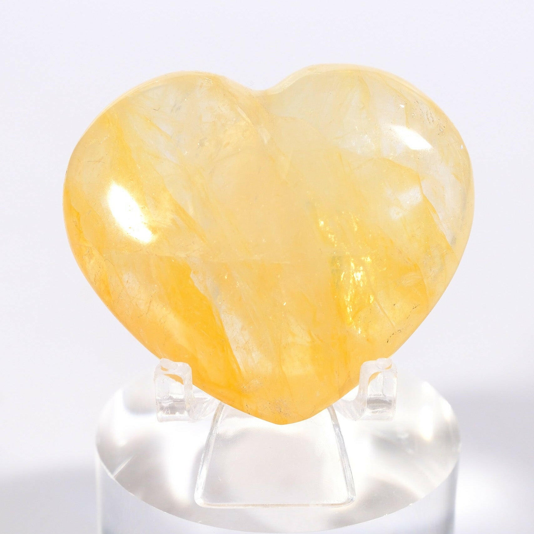 Golden Healer Heart Healing Crystal.