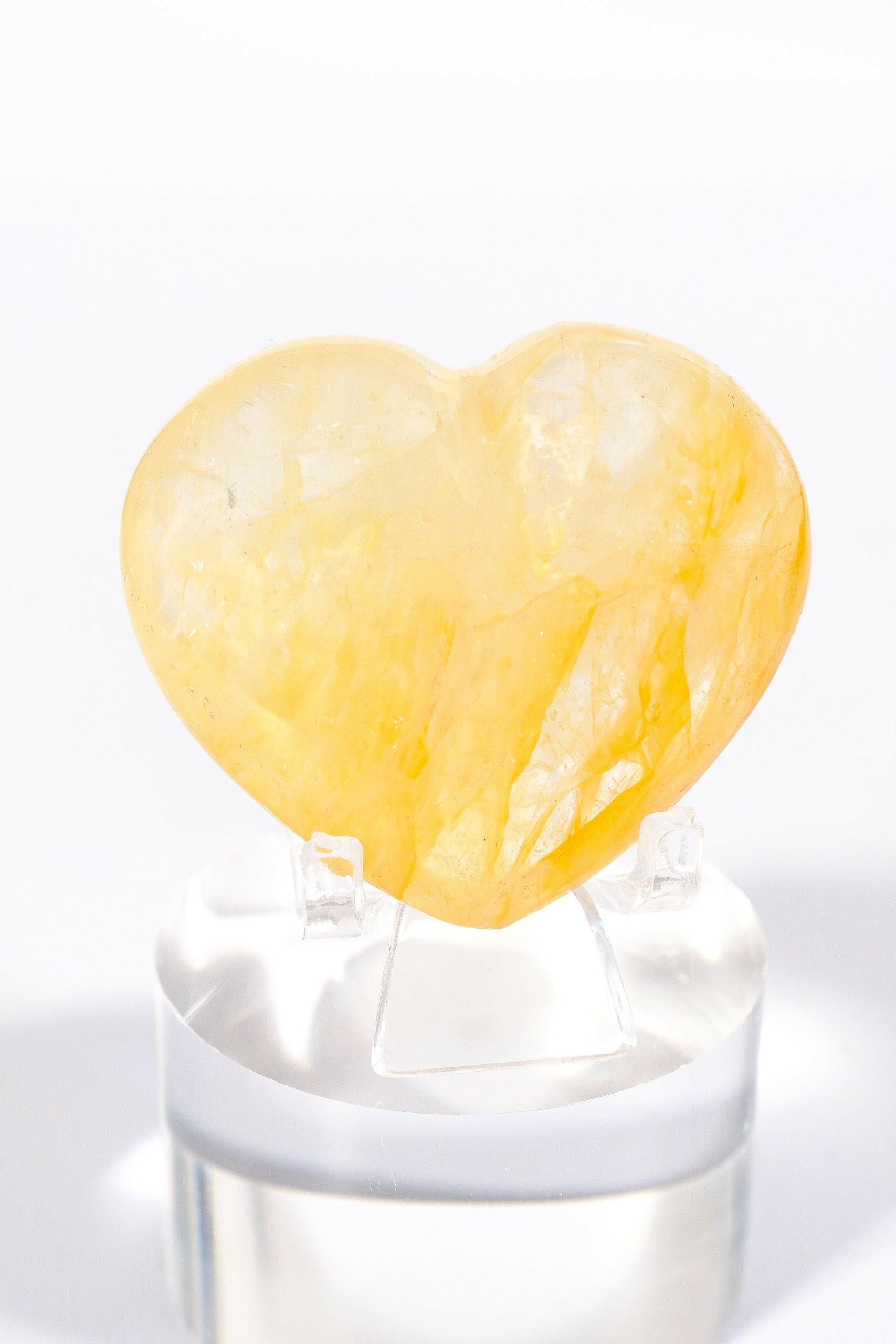Golden Healer Heart Healing Crystal.
