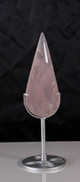 Rose Quartz Droplet On Stand On Stand