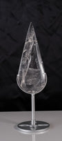 Clear Quartz Droplet On Stand On Stand Misfit