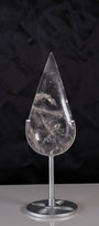 Clear Quartz Droplet On Stand On Stand