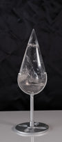 Clear Quartz Droplet On Stand On Stand