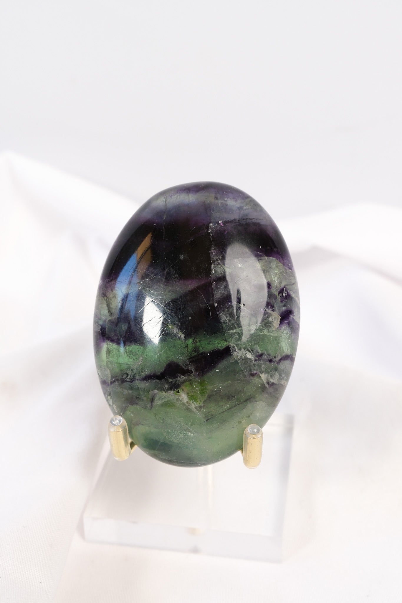 Rainbow Fluorite Palmstone