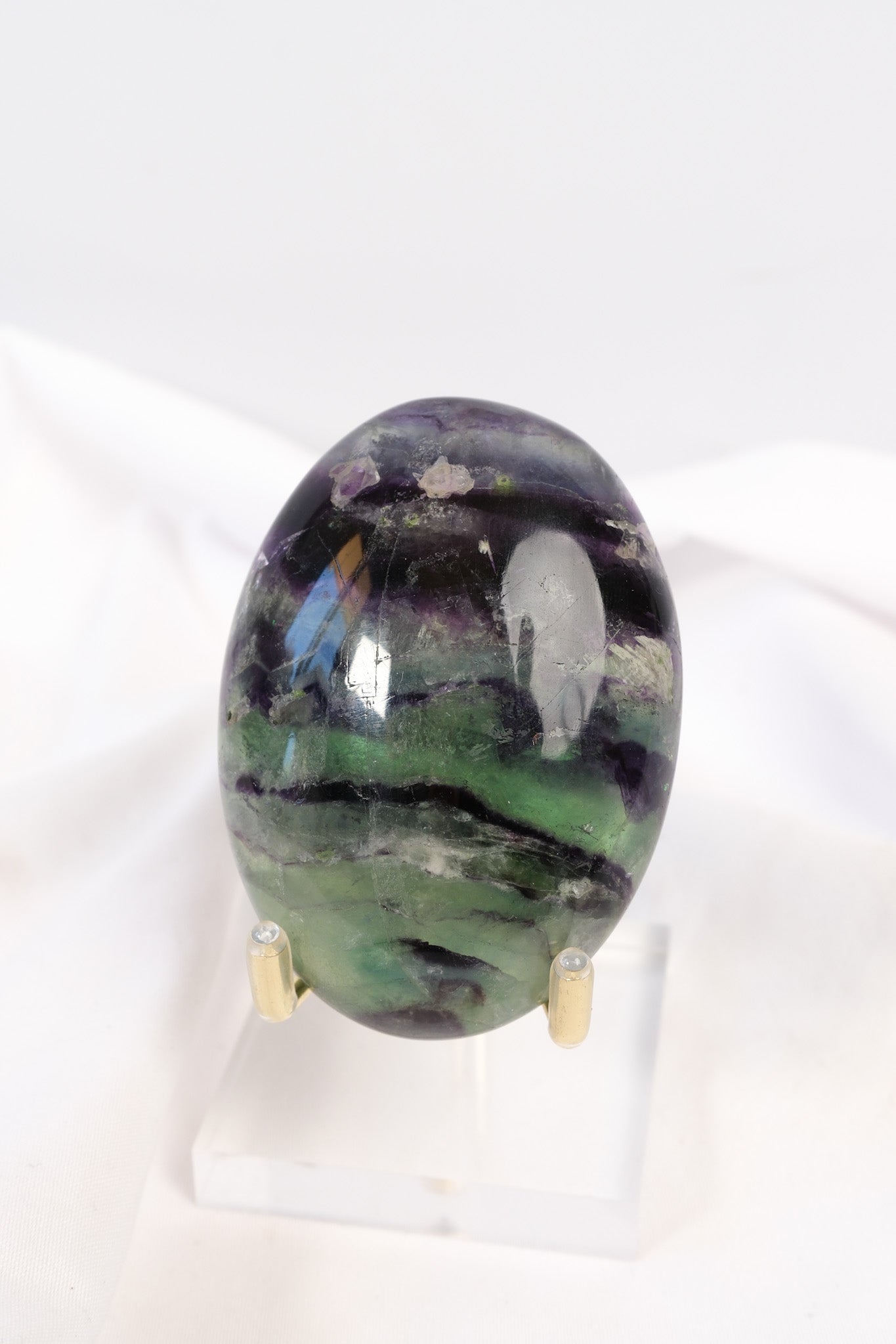 Rainbow Fluorite Palmstone