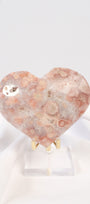 Flower Agate Heart
