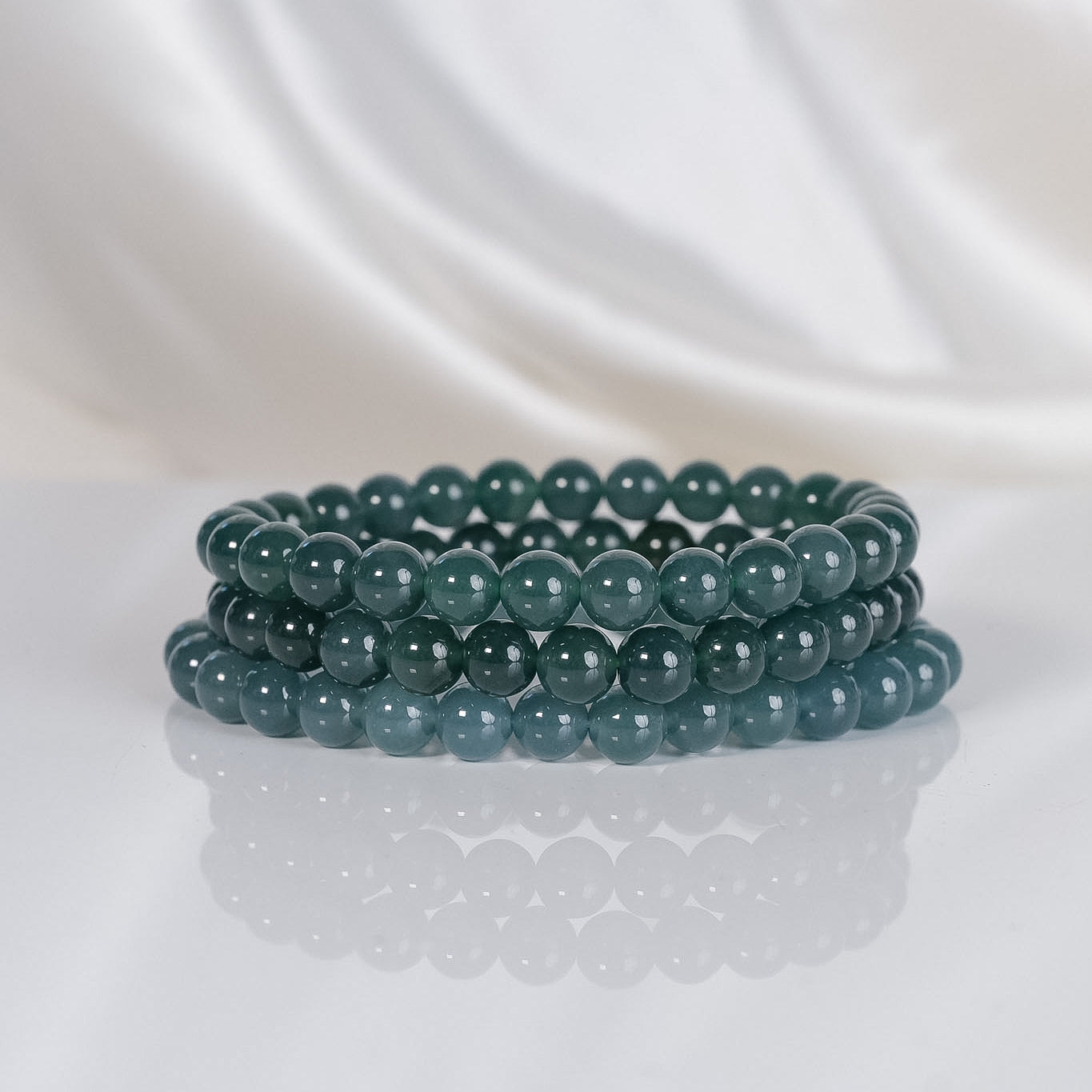 Blue Jade 6mm Bracelet