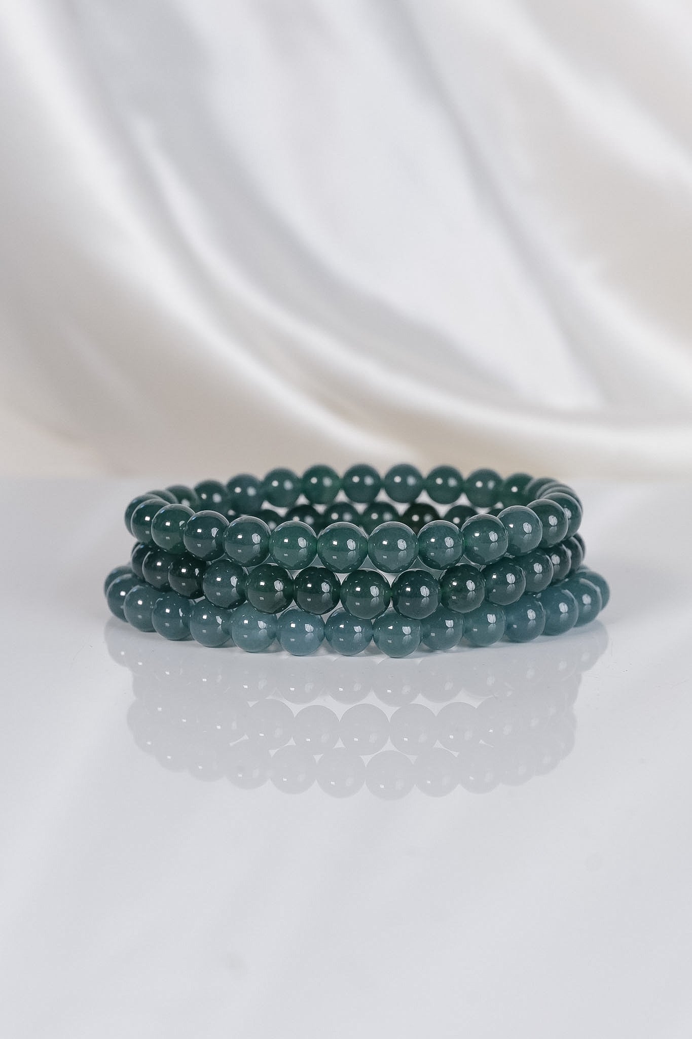 Blue Jade 6mm Bracelet