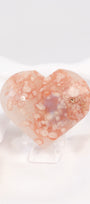 Flower Agate Heart