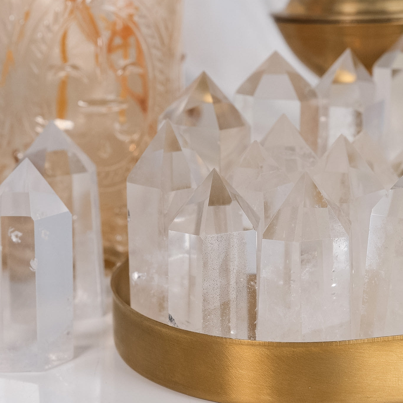 Clear Quartz Tower