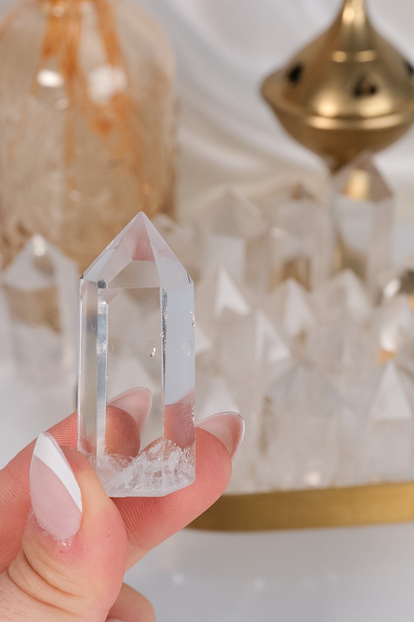 Clear Quartz Tower