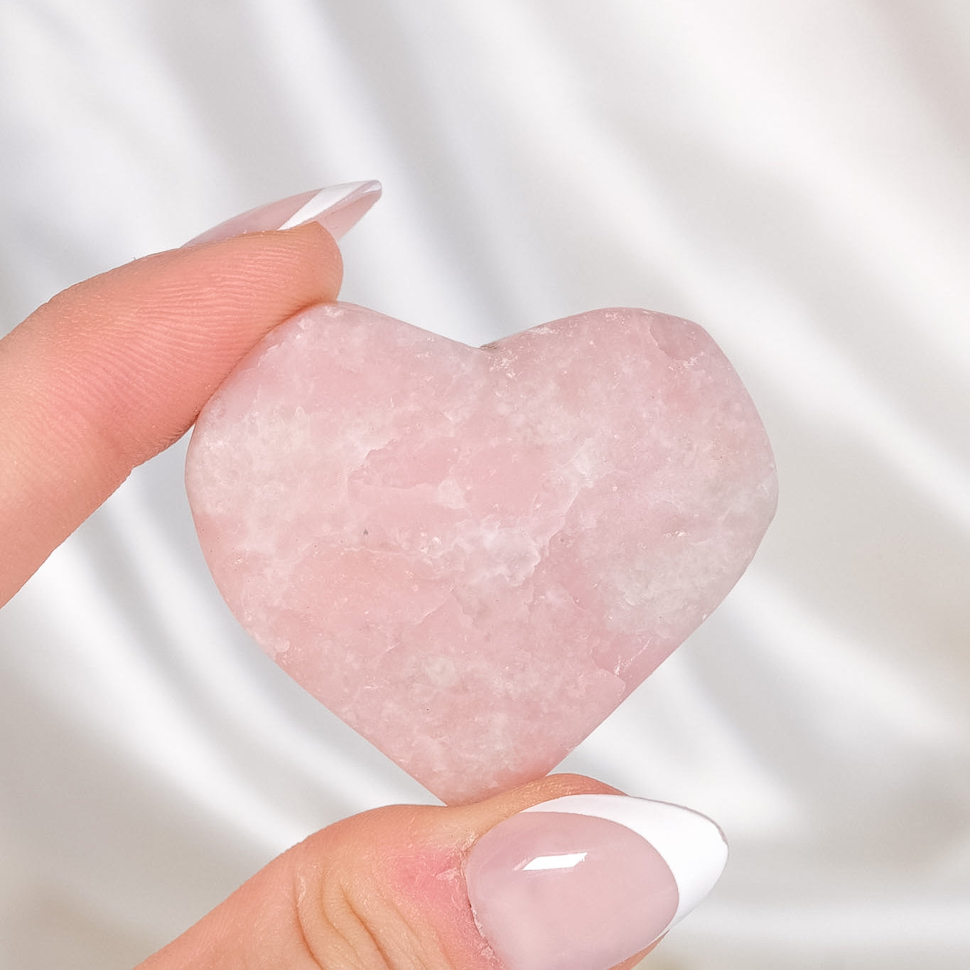 Pink Opal Heart