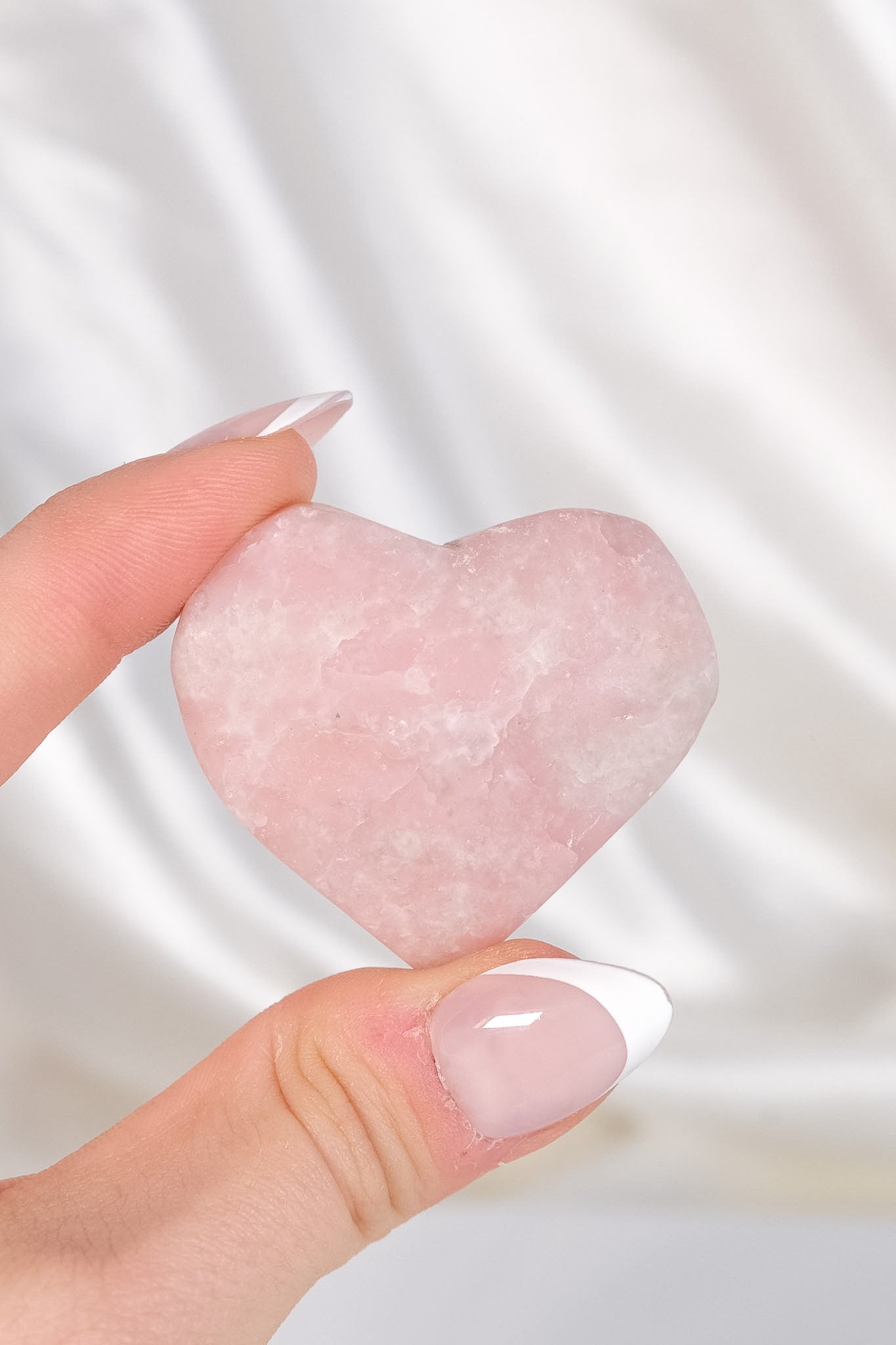 Pink Opal Heart
