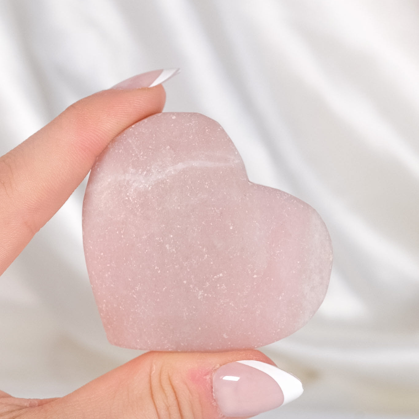 Pink Opal Heart