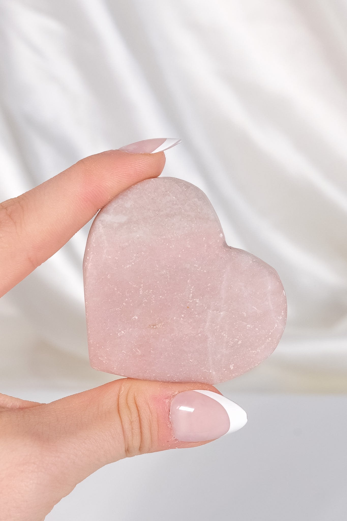 Pink Opal Heart