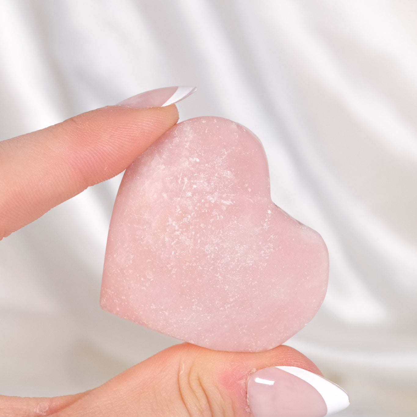 Pink Opal Heart