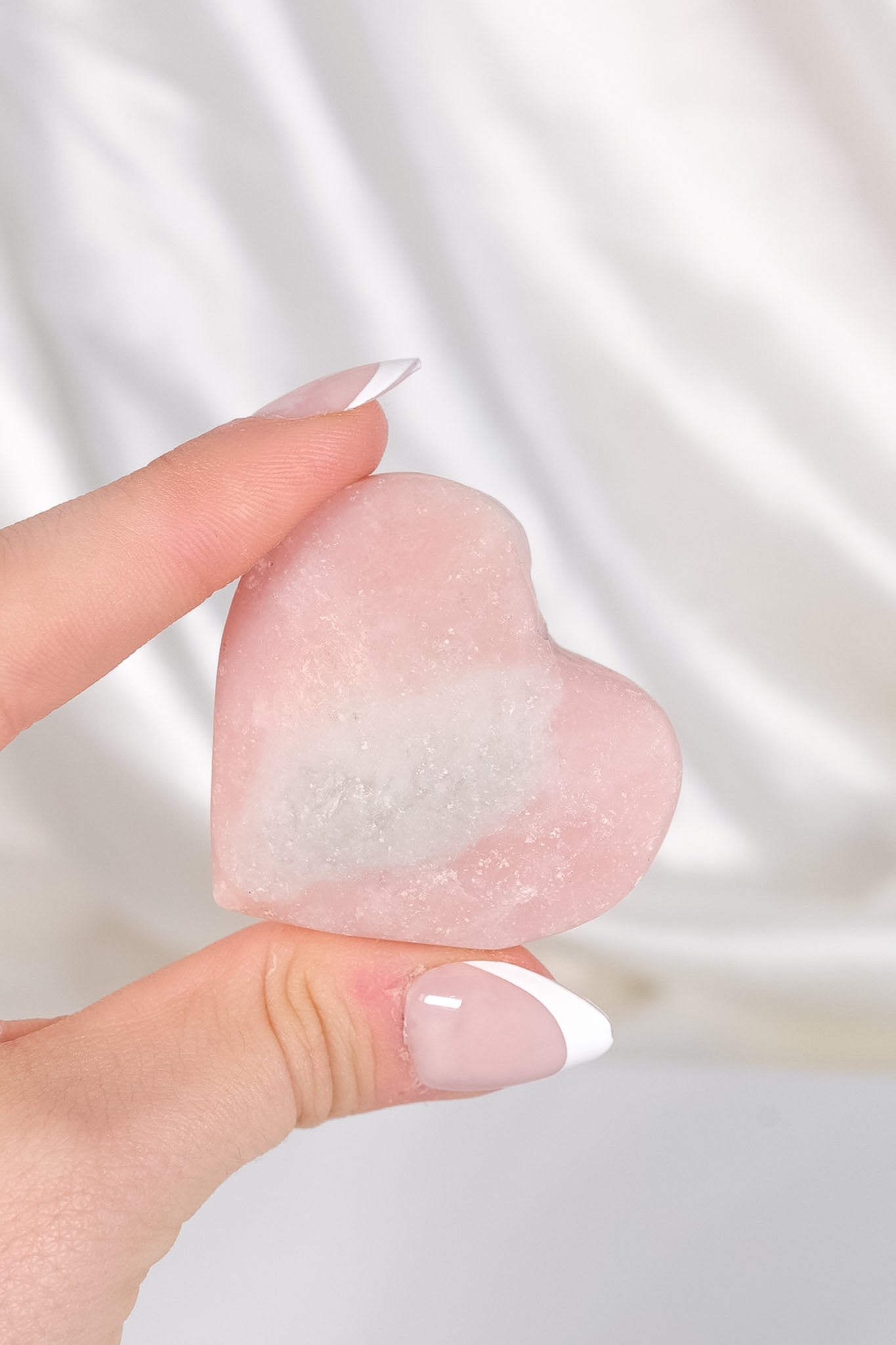 Pink Opal Heart