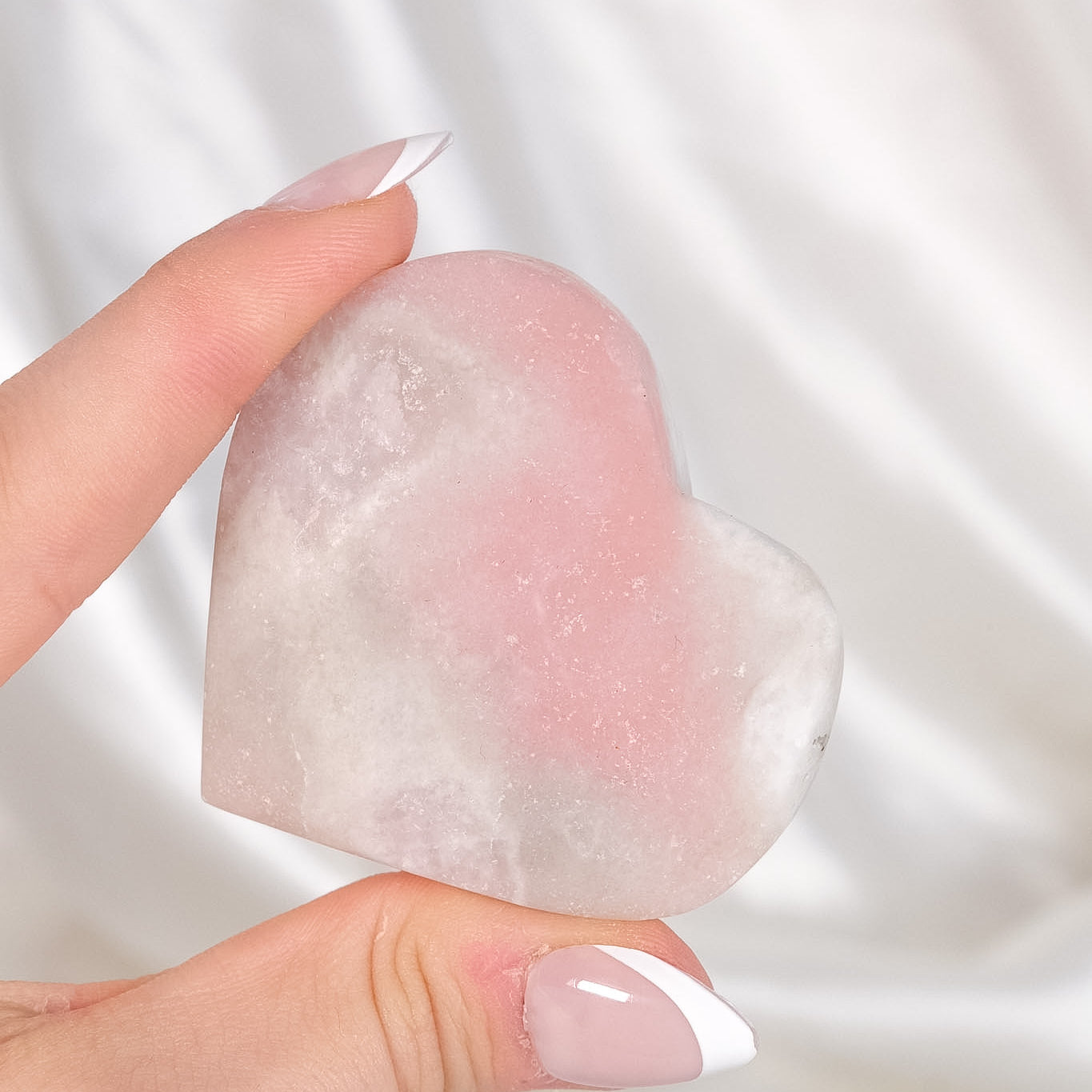 Pink Opal Heart