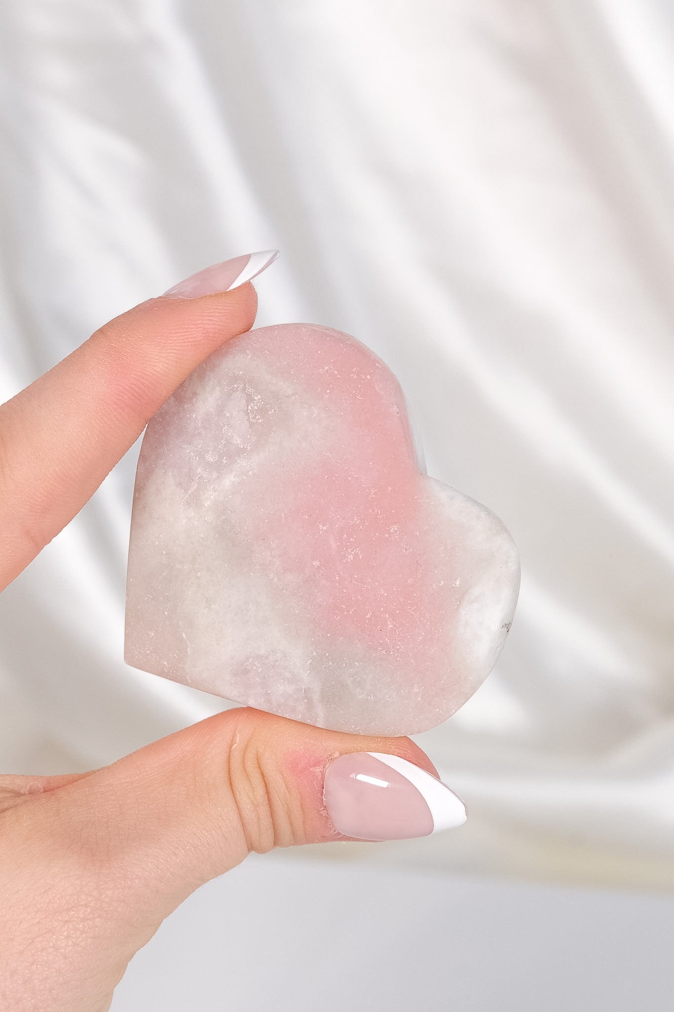 Pink Opal Heart