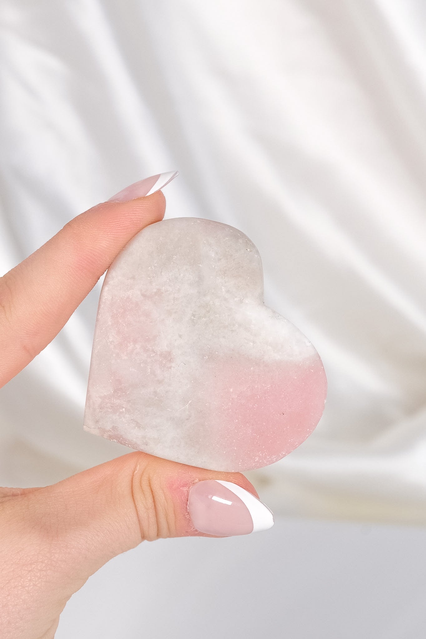 Pink Opal Heart