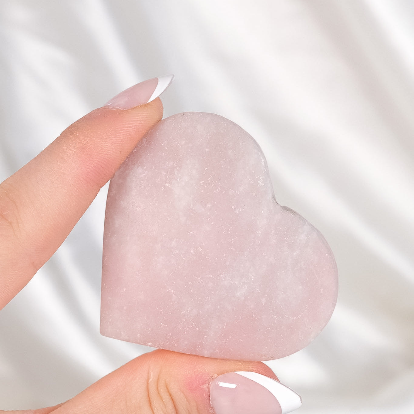 Pink Opal Heart