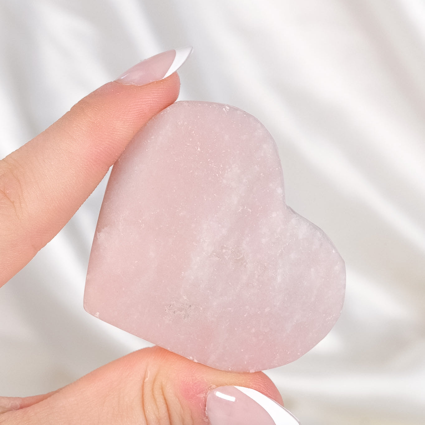 Pink Opal Heart