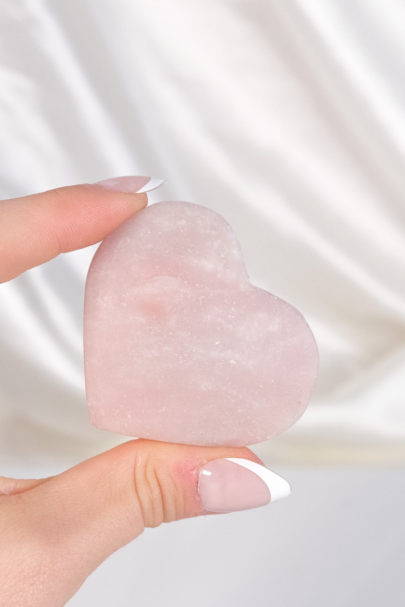 Pink Opal Heart