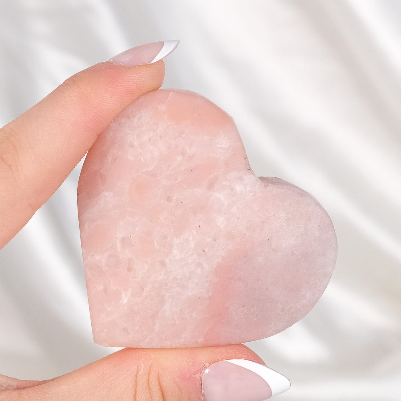 Pink Opal Heart