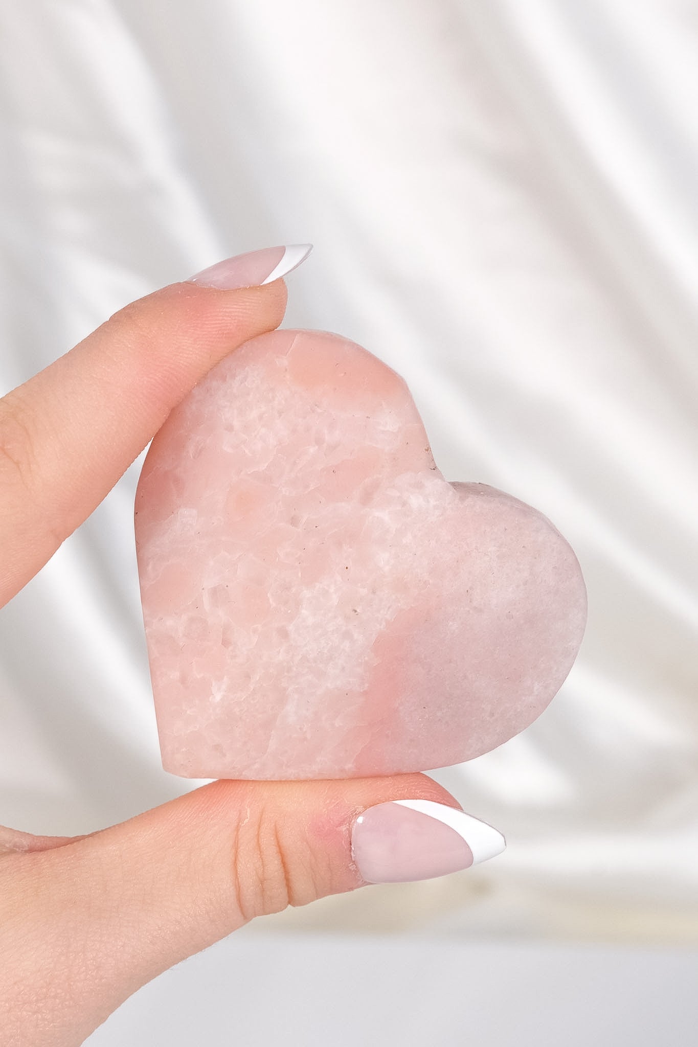 Pink Opal Heart