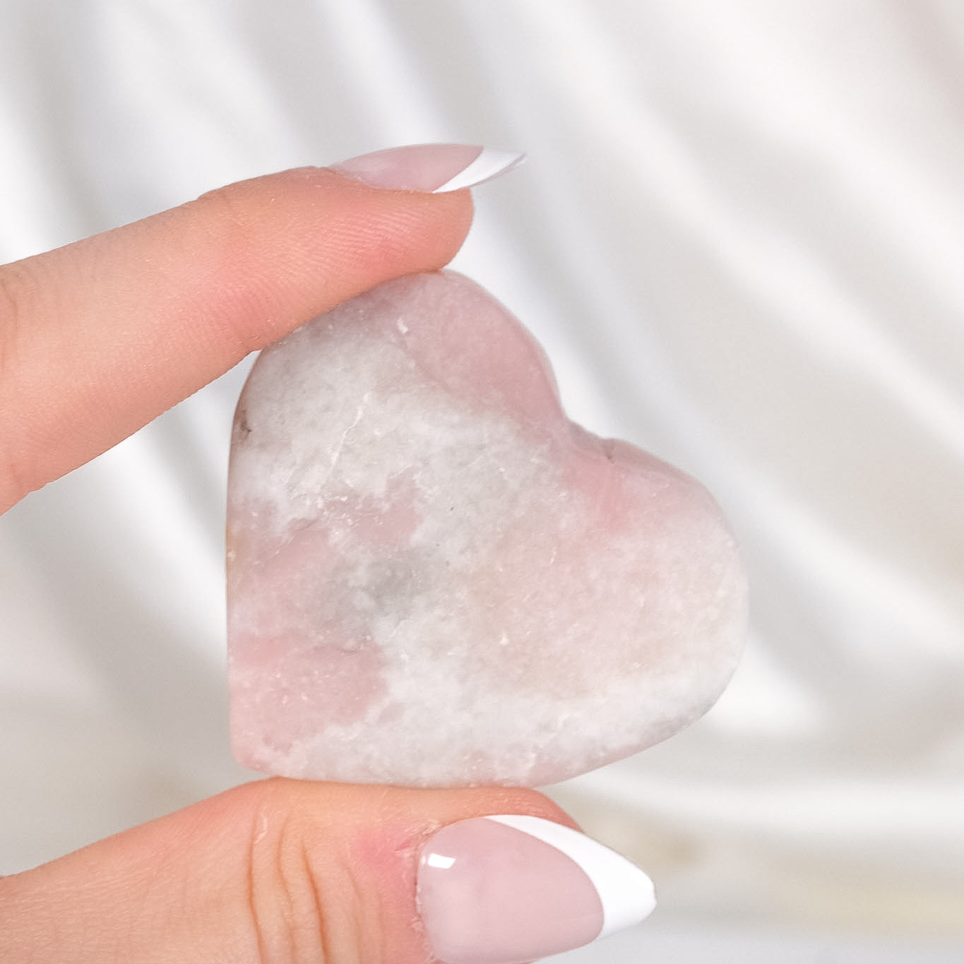 Pink Opal Heart