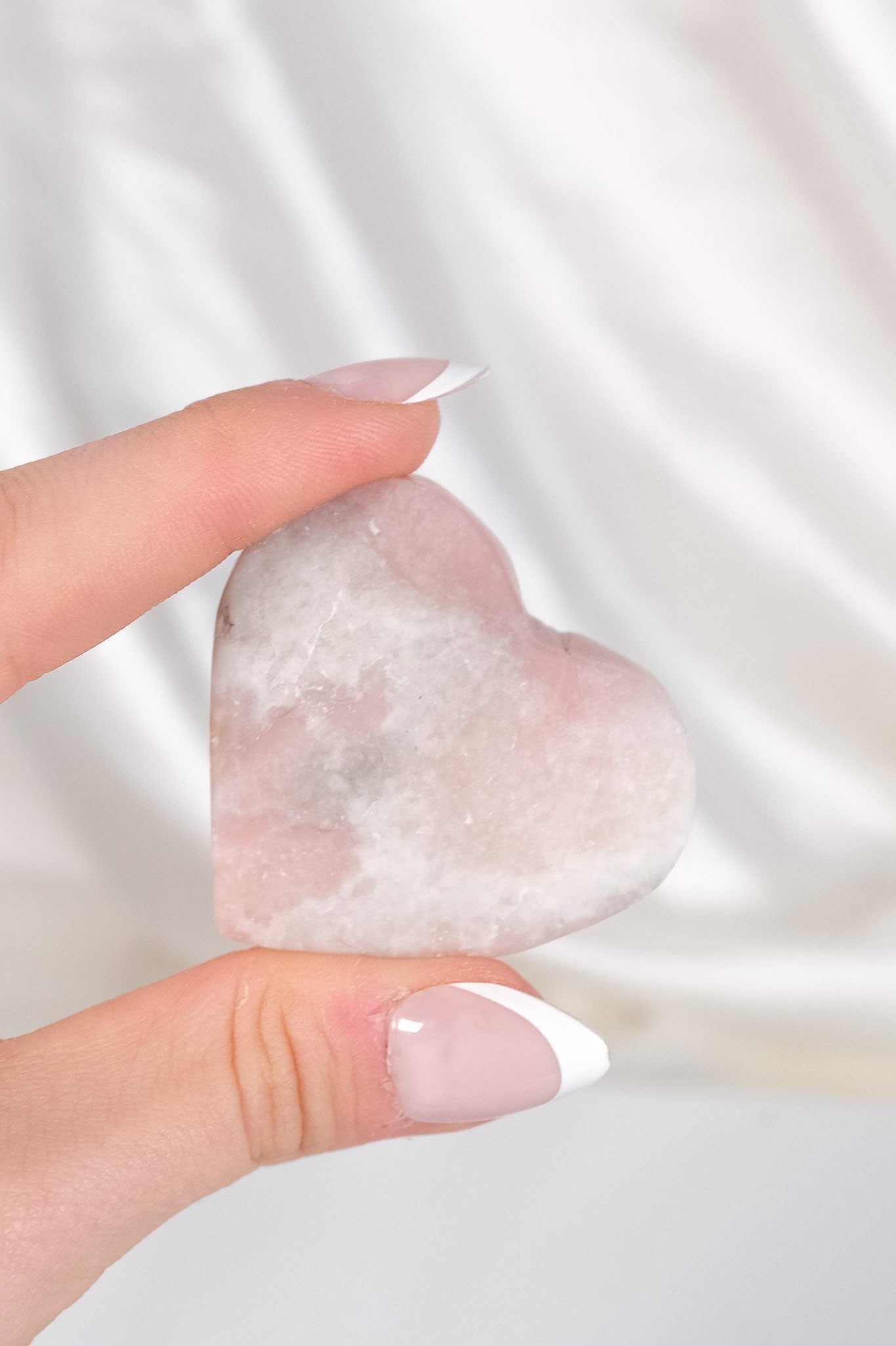 Pink Opal Heart