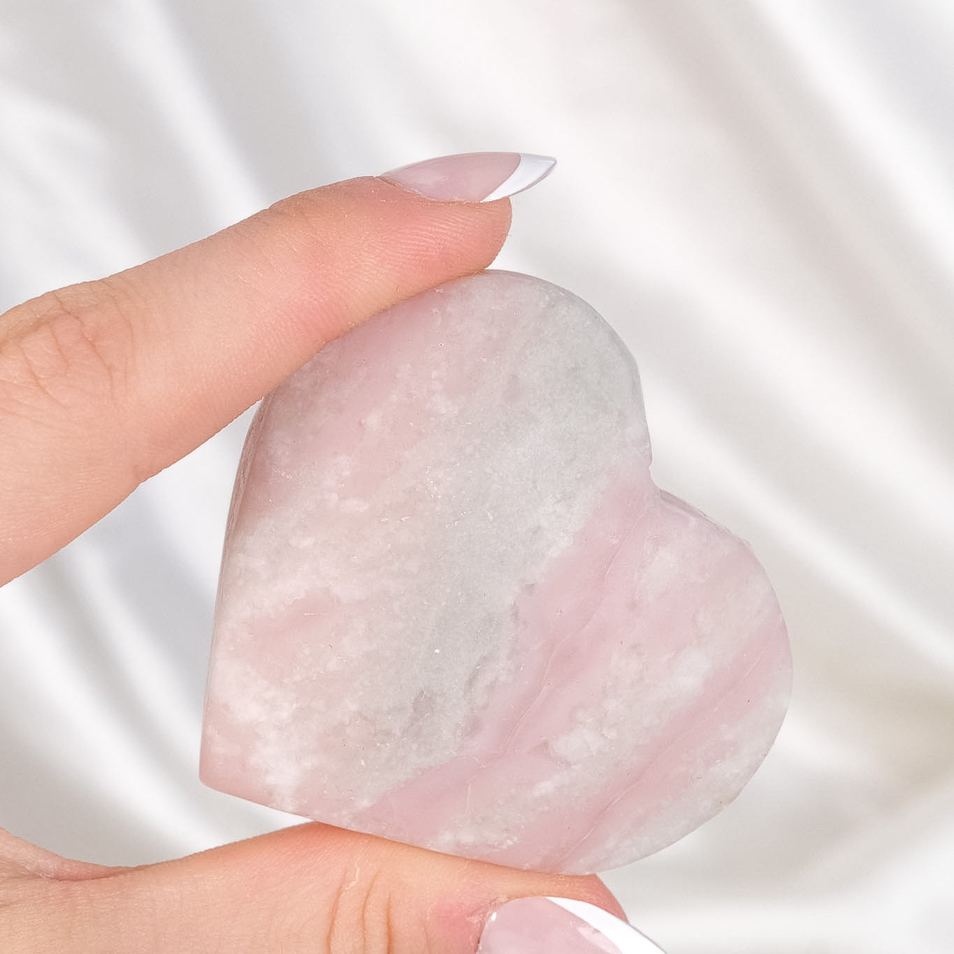 Pink Opal Heart
