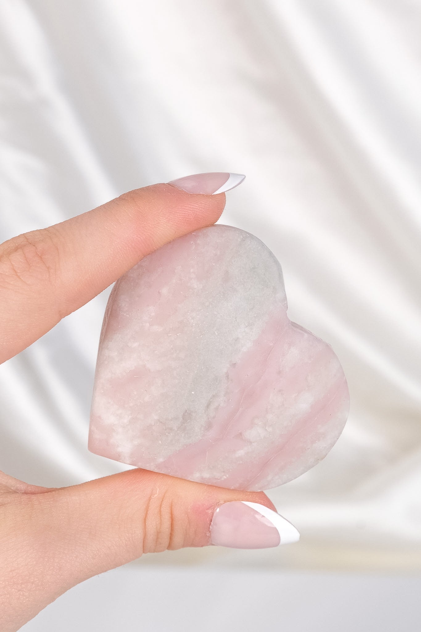 Pink Opal Heart